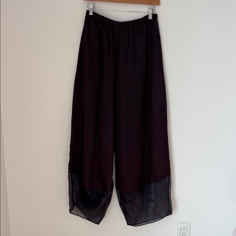 Aug 27 A.M. Womens 100% Rayon Barrel Pant Wide Leg Harem Pant OS